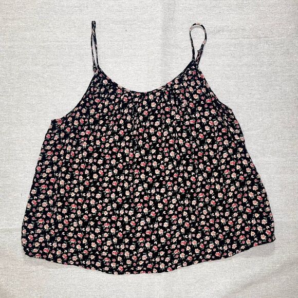 BP - Nordstrom | Black Ditsy Rose Floral Cami | Medium - Picture 1 of 6